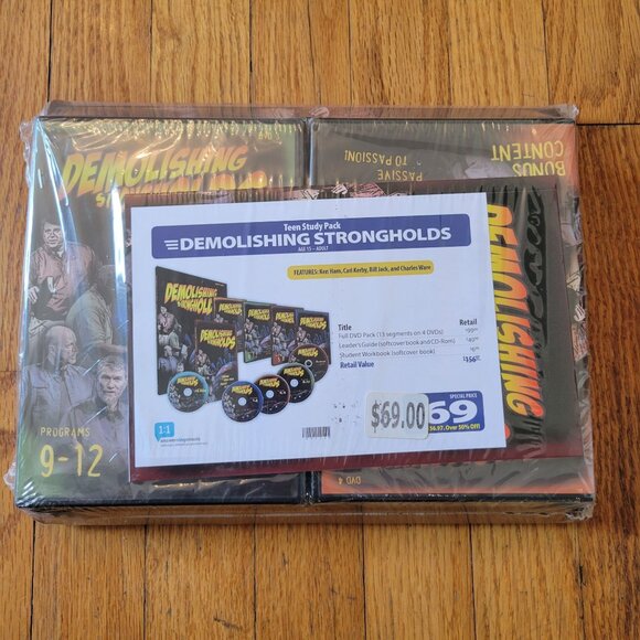 Demolishing Strongholds Teen Study Pack DVD Set Ken Ham Answers in Genesis Homes - Picture 1 of 7